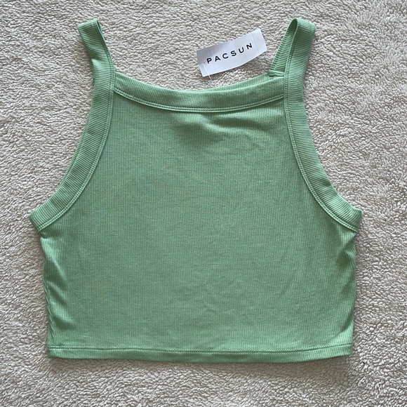 PacSun Tops - NWT PacSun LA Hearts Tank Top Medium Green